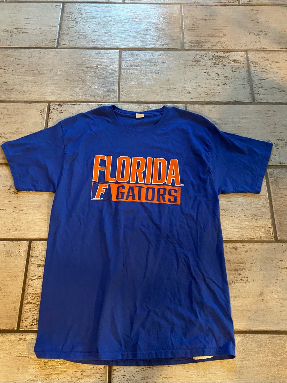 Florida Gators Men's Blue Graphic T-Shirt Size L